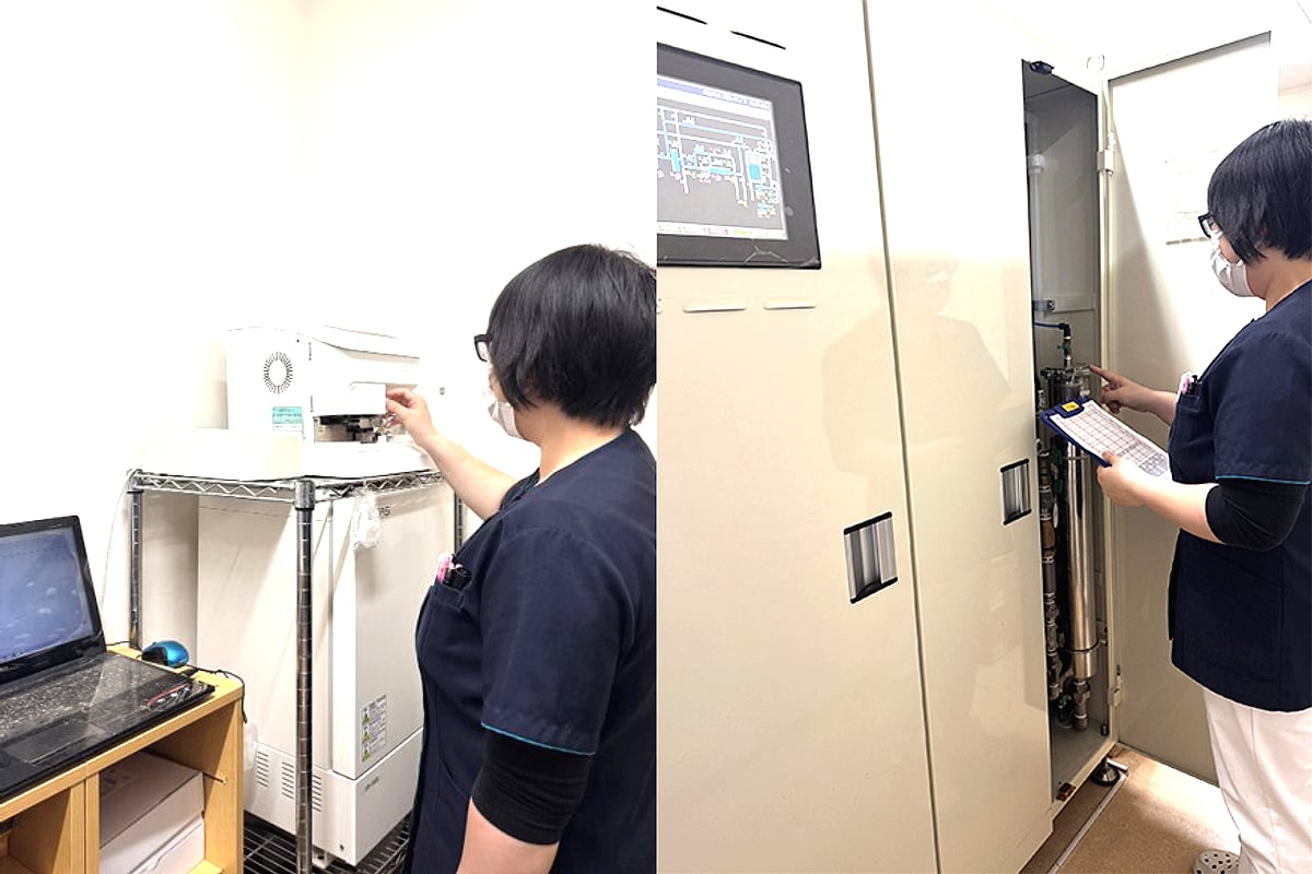 臨床工学技士による透析液の水質管理